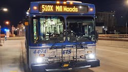 ETS launched a new bus network, new on-demand service and opened a new transit center on April 25. ETS launched a new bus network, new on-demand service and opened a new transit center on April 25.