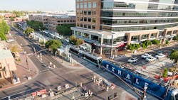 Pictured is an example of TOD with Valley Metro. Pictured is an example of TOD with Valley Metro.