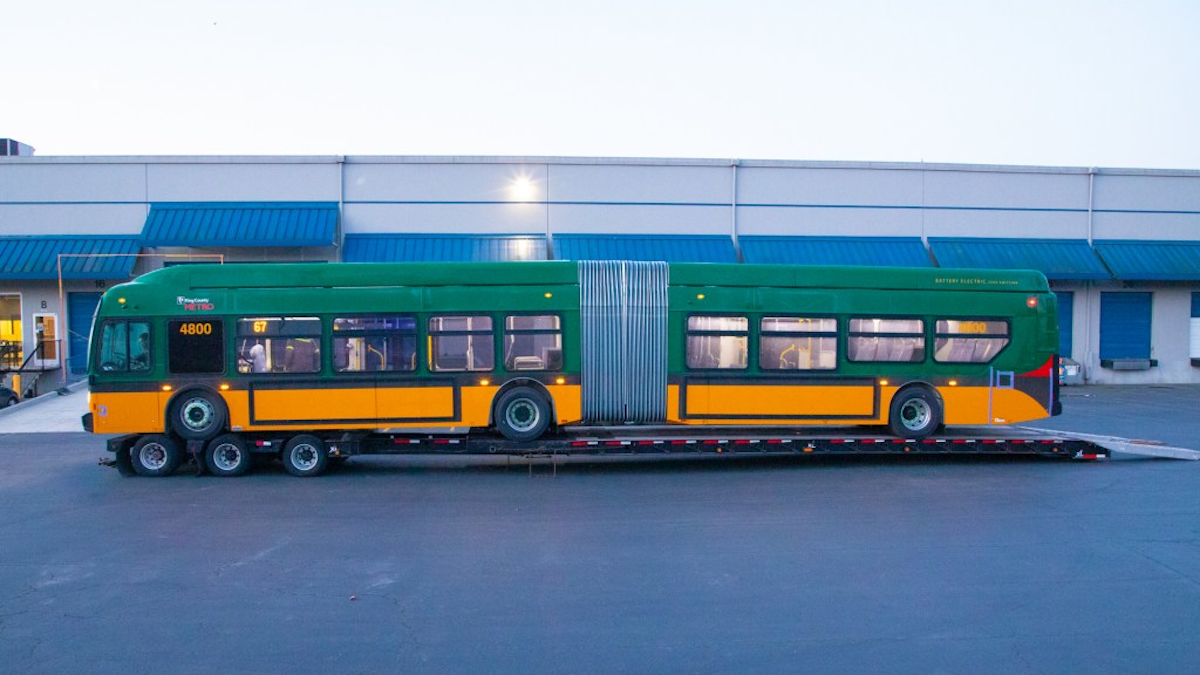 King County Metro first batteryelectric bus Mass Transit
