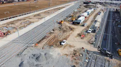 The tracks and other elements outside the facility.