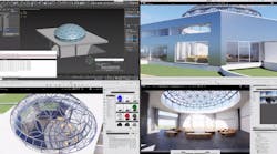 NVIDIA Omniverse fundamentally transforms 3D workflows, uniting users, design tools, and assets in a shared virtual space and enabling real time collaboration. This demo showcases four users spread across geographies, collaborative designing, building and iterating on a single architecture and engineering scene using different industry applications. NVIDIA Omniverse fundamentally transforms 3D workflows, uniting users, design tools, and assets in a shared virtual space and enabling real time collaboration. This demo showcases four users spread across geographies, collaborative designing, building and iterating on a single architecture and engineering scene using different industry applications.