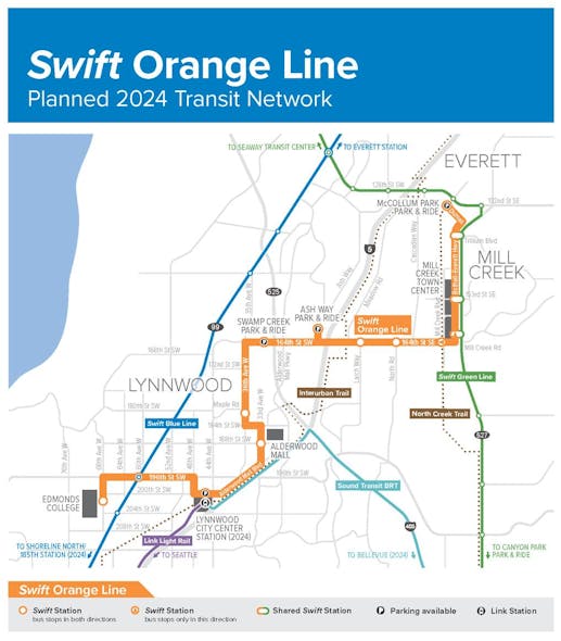 The Swift Orange Line will be the third BRT project Community Transit has brought to Everett, Wash., since 2009.