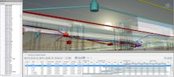 An example of 4D modeling for underground utilities as part of the Terminal C Roadways project at Boston Logan International Airport in Boston, Massachusetts. 4D models add the project schedule to the 3D model. The project is part of Massport&rsquo;s Logan Forward Program.