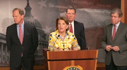 Sen. Capito speaks during a press conference outlining the Senate Republican infrastructure counteroffer.