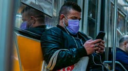 An NYC Transit rider in a mask. The TSA said April 30 it will require air and transit users to properly wear a mask through September 13. An NYC Transit rider in a mask. The TSA said April 30 it will require air and transit users to properly wear a mask through September 13.