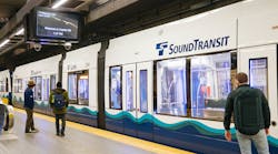 Type 2 Siemens light-rail vehicle testing in Capitol Hill Station January 24, 2021.