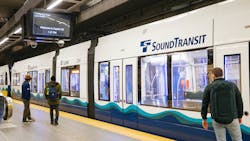 Type 2 Siemens light-rail vehicle testing in Capitol Hill Station January 24, 2021. Type 2 Siemens light-rail vehicle testing in Capitol Hill Station January 24, 2021.