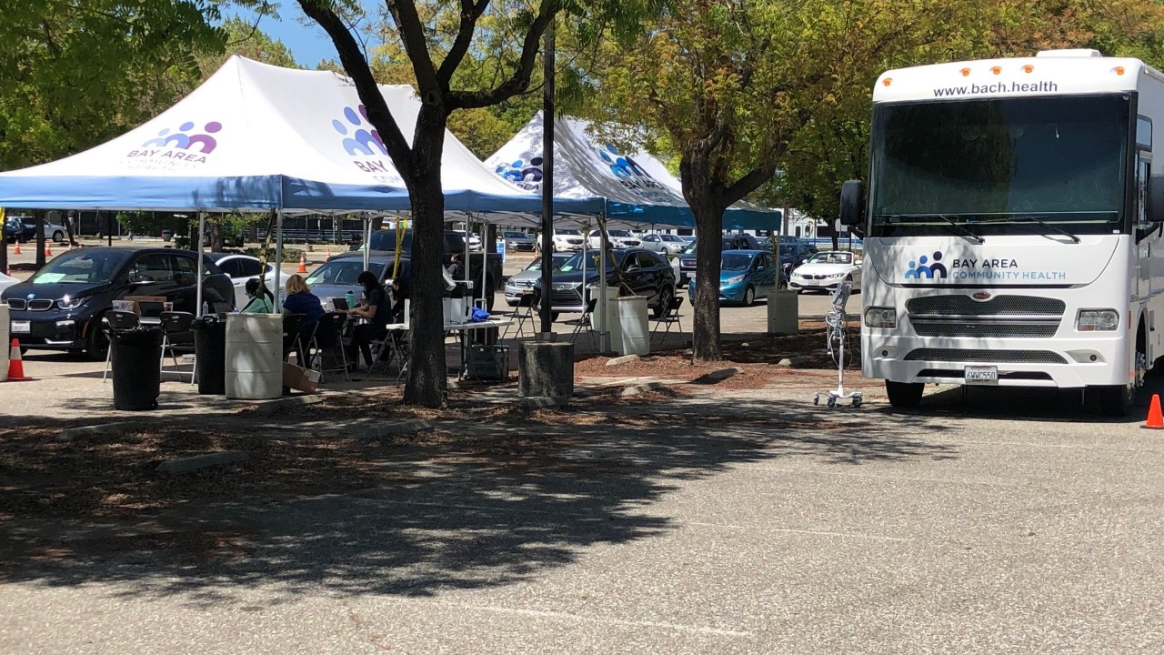 The vaccination site will at Santa Teresa light-rail station.