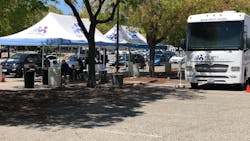 The vaccination site will at Santa Teresa light-rail station. The vaccination site will at Santa Teresa light-rail station.