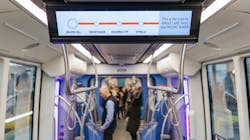 Sound Transit's new Series 2 light-rail vehicles feature new passenger information systems. Sound Transit's new Series 2 light-rail vehicles feature new passenger information systems.