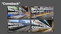 MTA is launching a marketing campaign promoting the use of transit. MTA is launching a marketing campaign promoting the use of transit.