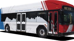 GILLIG&apos;s 35-foot electric bus.