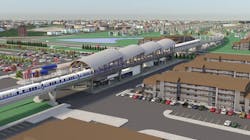 A rendering of the Capital Line South light-rail extension. A rendering of the Capital Line South light-rail extension.