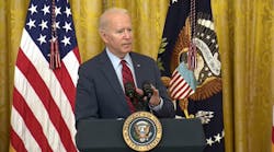 President Joe Biden addresses the press on June 24 following the release of the bipartisan infrastructure deal framework.