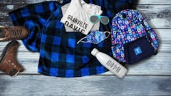 TransLink’s branded masks make a fashion statement, alongside backpacks, water bottles, and t-shirts. TransLink’s branded masks make a fashion statement, alongside backpacks, water bottles, and t-shirts.