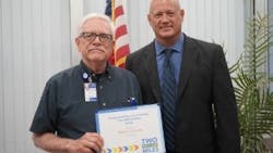 Operator Michael Cassinelli inducted into the National Two Million Mile Club. Operator Michael Cassinelli inducted into the National Two Million Mile Club.