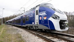 Alstom's first Coradia Polyvalent cross-border regional train Alstom's first Coradia Polyvalent cross-border regional train