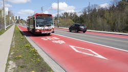 The RapidTO Eglinton East lanes include parts of Eglinton Avenue East, Kingston Road and Morningside Avenue The RapidTO Eglinton East lanes include parts of Eglinton Avenue East, Kingston Road and Morningside Avenue