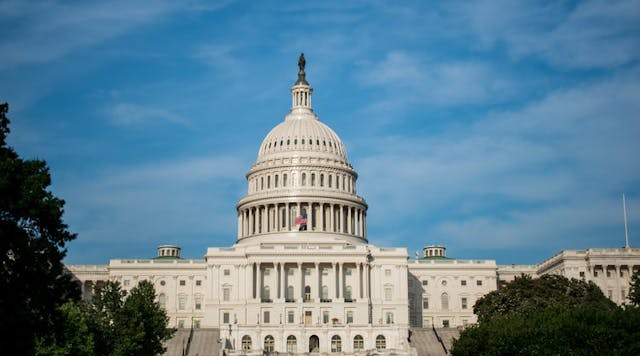 U.S. Capitol Dome under blue sky in June 2021