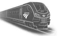 A rendering of one of the new Amtrak trains to be built in the U.S. by Siemens Mobility. More formal design images will be released later. A rendering of one of the new Amtrak trains to be built in the U.S. by Siemens Mobility. More formal design images will be released later.