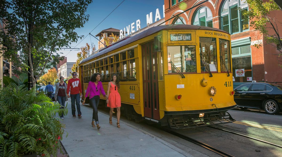 The Metro Streetcar returns to service in Little Rock on July 13, 2021.
