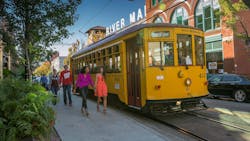 The Metro Streetcar returns to service in Little Rock on July 13, 2021. The Metro Streetcar returns to service in Little Rock on July 13, 2021.