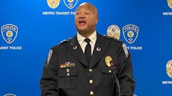 Metro Transit Police Chief Eddie Frizell speaking at a press conference about the new initiatives. Metro Transit Police Chief Eddie Frizell speaking at a press conference about the new initiatives.