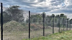 An example of what the new fence will look like. An example of what the new fence will look like.