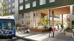 Rendering of U District Station.