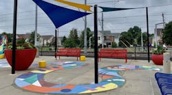 The newly transformed Emerson Park Transit Center in East St. Louis, Ill. The newly transformed Emerson Park Transit Center in East St. Louis, Ill.