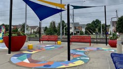 The newly transformed Emerson Park Transit Center in East St. Louis, Ill. The newly transformed Emerson Park Transit Center in East St. Louis, Ill.