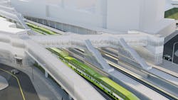 An artist's rendering of the new King Liberty GO station. An artist's rendering of the new King Liberty GO station.