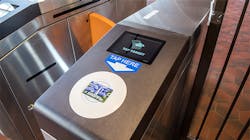 A new faregate installed at a WMATA Metrorail station. A new faregate installed at a WMATA Metrorail station.