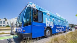 Big Blue Bus signed an agreement with Clean Energy. Big Blue Bus signed an agreement with Clean Energy.