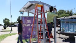 The MAPS 4 initiative includes $10 million for transit shelter improvements. The MAPS 4 initiative includes $10 million for transit shelter improvements.