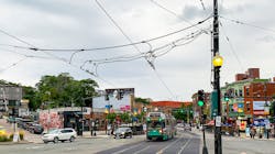 Green Line test train prior to resuming service. Green Line test train prior to resuming service.