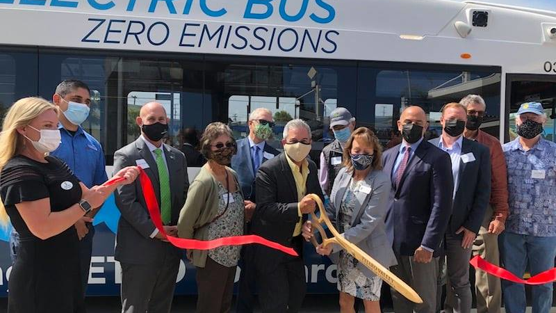 A ribbon-cutting ceremony was held Sept. 7 for Santa Cruz Metro's Watsonville Circulator Route, which opens for service Sept. 16, 2021.