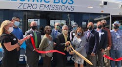 A ribbon-cutting ceremony was held Sept. 7 for Santa Cruz Metro&apos;s Watsonville Circulator Route, which opens for service Sept. 16, 2021.