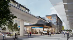 A rendering of the future Capstan Station.