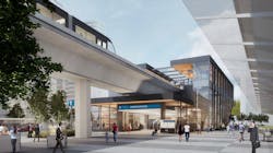 A rendering of the future Capstan Station. A rendering of the future Capstan Station.