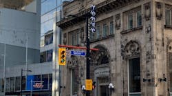 Toronto residents can see a great example of a subway station that fits with the surrounding architecture at the corner of Queen and Yonge.