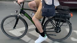 An example of an acceptable e-bike, which looks very similar to a regular bicycle. An example of an acceptable e-bike, which looks very similar to a regular bicycle.