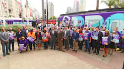 The PRONTO fare collection launch event.
