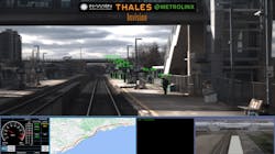 A screengrab from a video explaining the work Invision AI, Thales and Metrolinx partnered on during the WinterTech Development Program. A screengrab from a video explaining the work Invision AI, Thales and Metrolinx partnered on during the WinterTech Development Program.