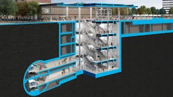 A conceptual rendering of the Downtown San Jose BART station that will be constructed as part of the BART Silicon Valley Phase II project. A conceptual rendering of the Downtown San Jose BART station that will be constructed as part of the BART Silicon Valley Phase II project.