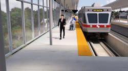 Artist rendering of First and Moore/Valley Forge Station. Artist rendering of First and Moore/Valley Forge Station.