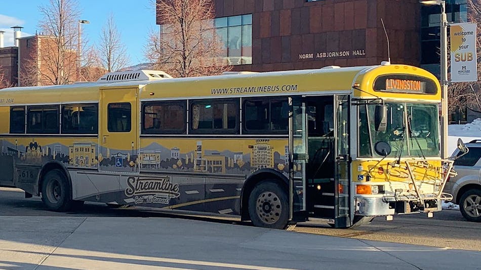 A Streamline bus in Bozeman, Mont. Streamline was one of six rural transit agencies recognized by the FTA for excellent community service.