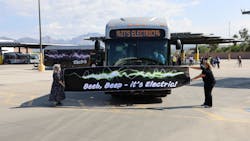 Sun Tran held a public celebration on Sept. 30 welcoming five new electric GILLIG buses into its fleet. Sun Tran held a public celebration on Sept. 30 welcoming five new electric GILLIG buses into its fleet.