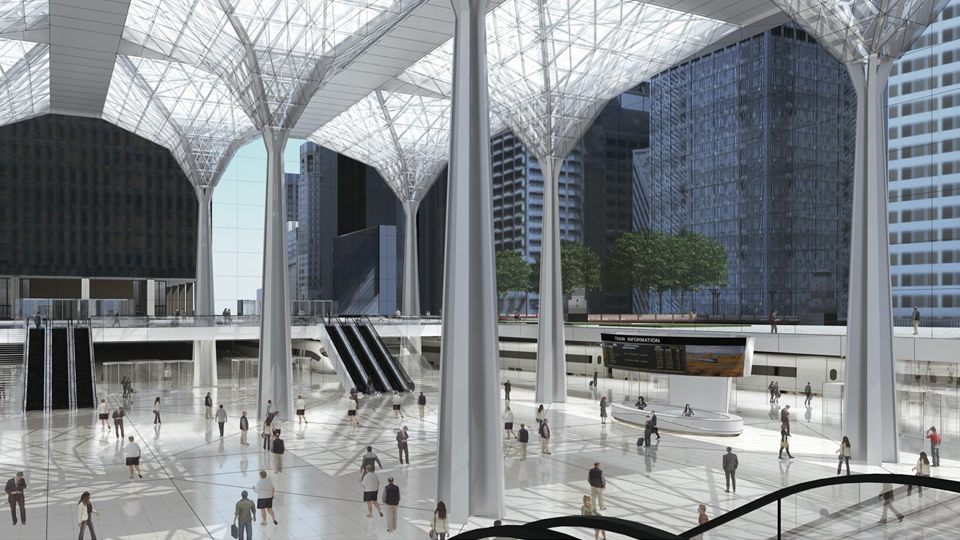 A rendering of what Chicago Union Station could look like.