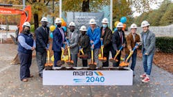 The groundbreaking kicks off MARTA's larger rail station rehabilitation program. The groundbreaking kicks off MARTA's larger rail station rehabilitation program.
